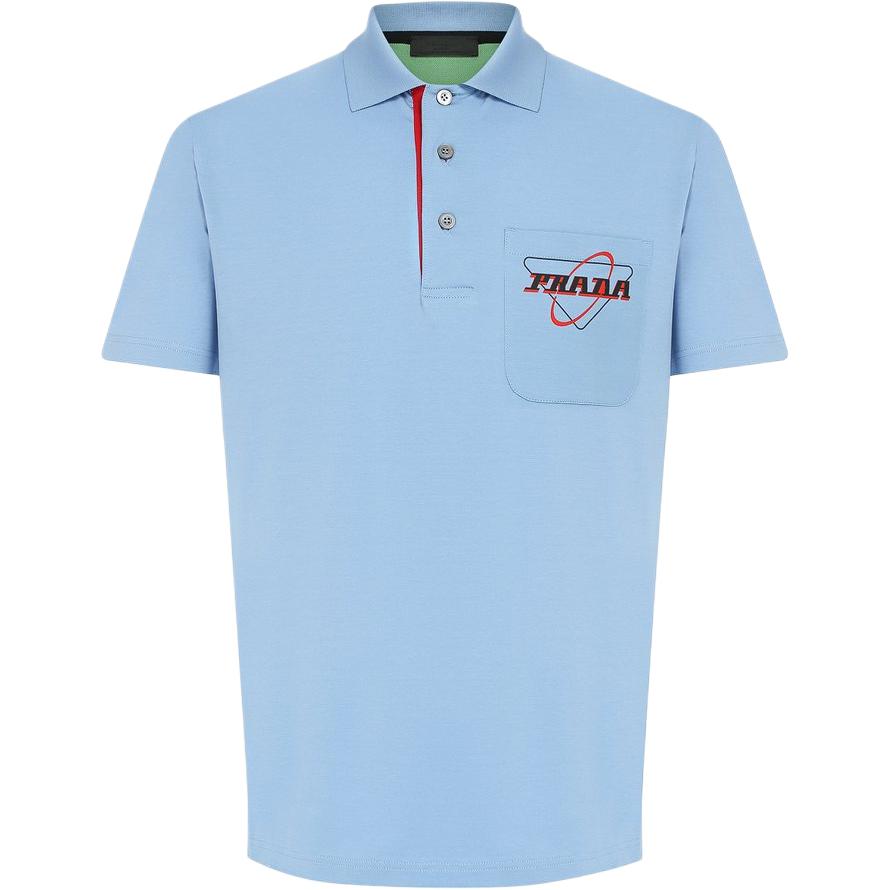 PRADA Мужская синяя поло, Синий, PRADA Мужская синяя поло
PRADA Мужская синяя поло, Синий, PRADA Мужская синяя поло