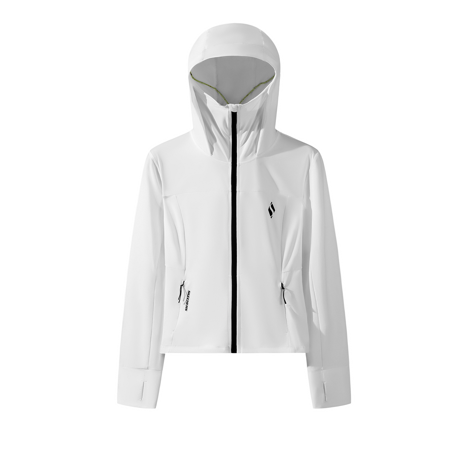 Skechers Джинсовая куртка серии Ячжуан дышащая быстросохнущая с защитой от ультрафиолета унисекс серого цвета, Denim Gray-004A 
Skechers Джинсовая куртка серии Ячжуан дышащая быстросохнущая с защитой от ультрафиолета унисекс серого цвета, Denim Gray-004A