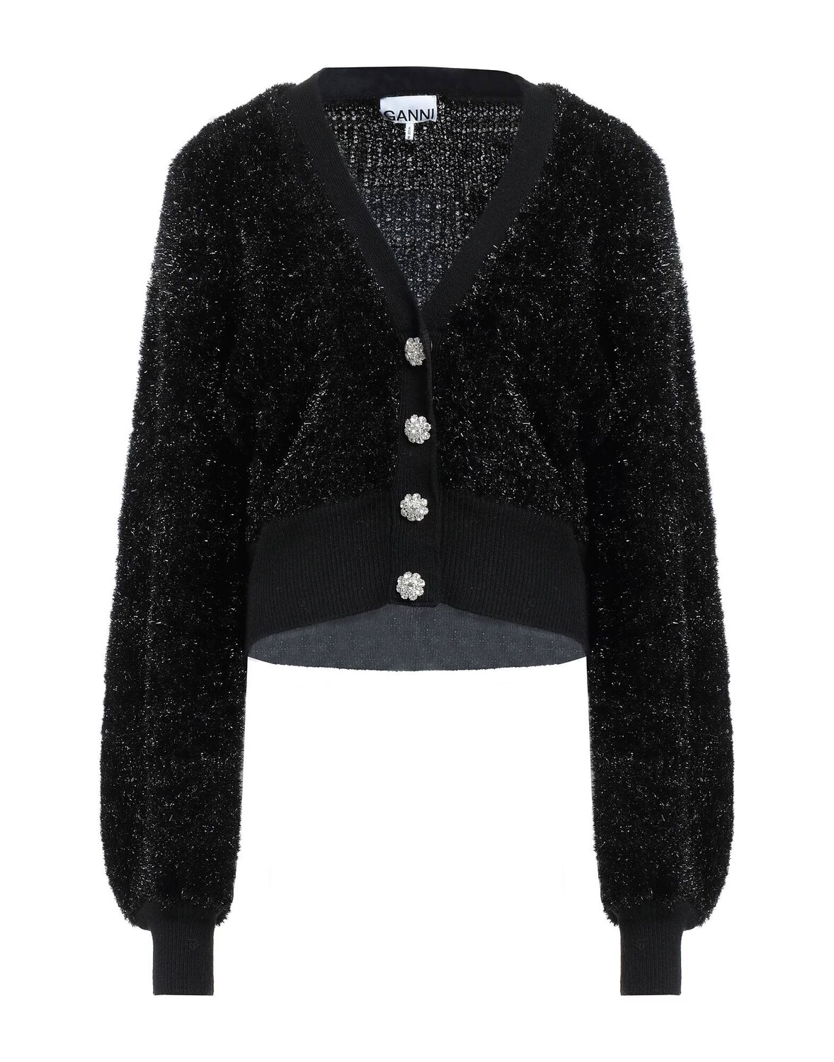 Кардиган Ganni, черный
Кардиган Ganni, черный