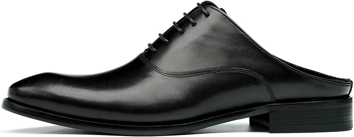 Мужские кожаные мюли Santimon Mens - формальные сандалии для торжеств, лоферы на каждый день с открытой задней частью, клогги, оксфорды, тапочки, повседневная деловая мода, летняя обувь для мужчин, черный
Мужские кожаные мюли Santimon Mens - формальные сандалии для торжеств, лоферы на каждый день с открытой задней частью, клогги, оксфорды, тапочки, повседневная деловая мода, летняя обувь для мужчин, черный