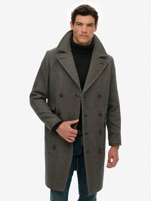 Шерстяное пальто pea coat Superdry
Шерстяное пальто pea coat Superdry