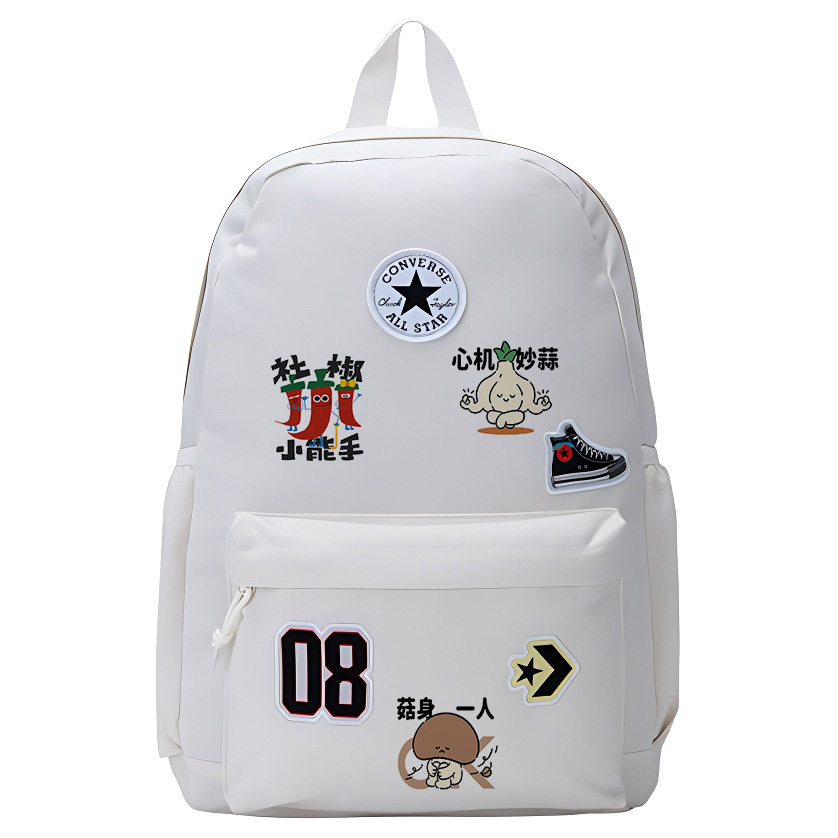 Converse Полиэстеровый рюкзак среднего размера унисекс белый, White
Converse Полиэстеровый рюкзак среднего размера унисекс белый, White