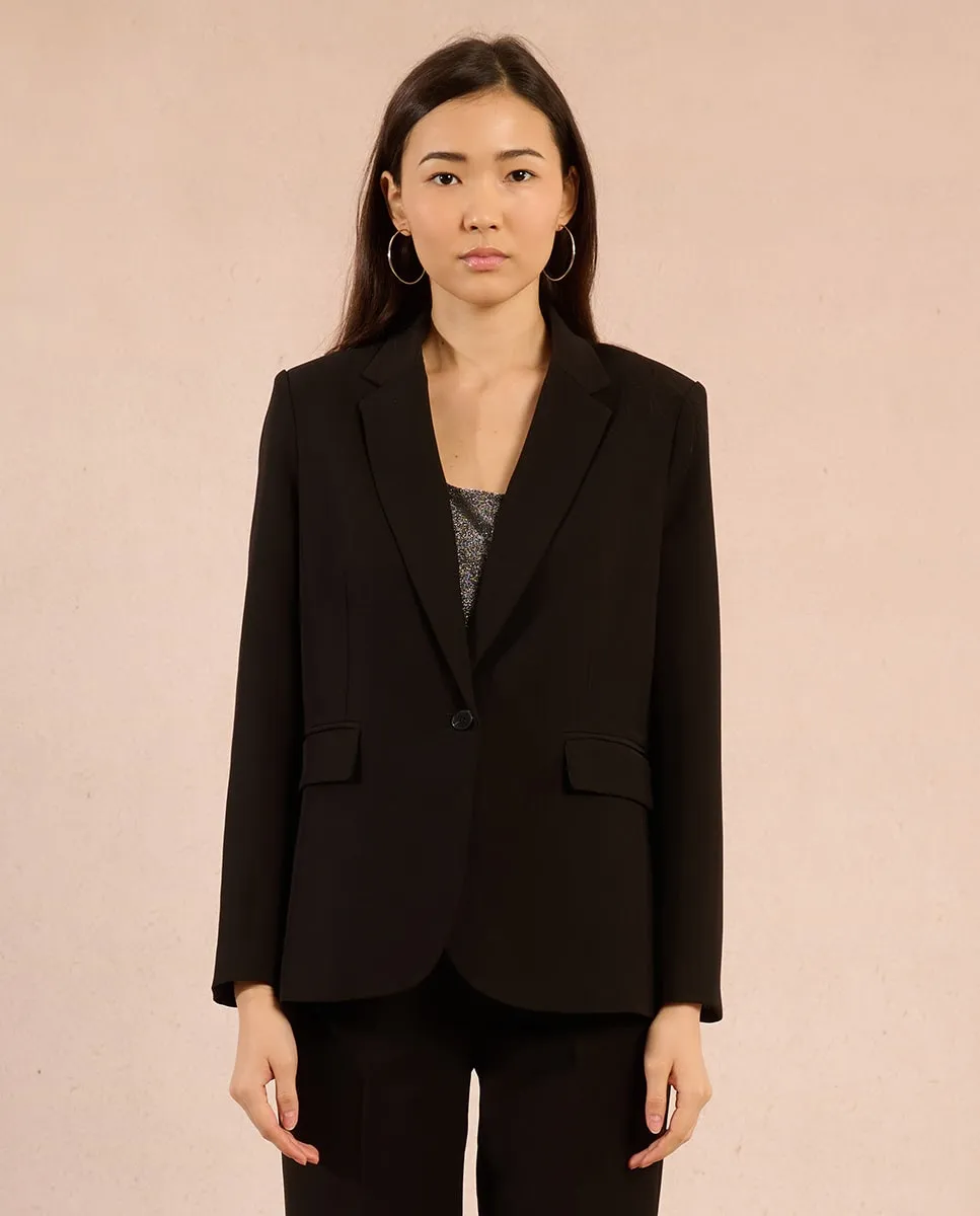 Женский блейзер с длинным рукавом, воротником и лацканами Molly Bracken, черный
Женский блейзер с длинным рукавом, воротником и лацканами Molly Bracken, черный