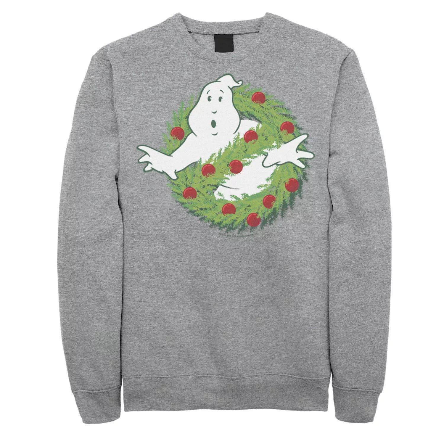 Мужской флисовый рождественский тематический венок с логотипом призрака в стиле «Охотники за привидениями» Licensed Character
Мужской флисовый рождественский тематический венок с логотипом призрака в стиле «Охотники за привидениями» Licensed Character