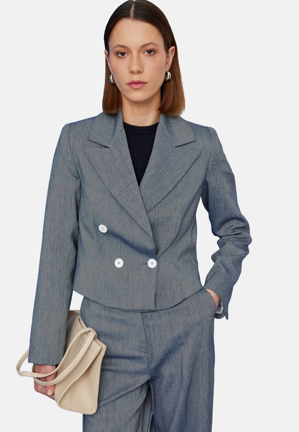 Блейзер Koton, темно-синий
Блейзер Koton, темно-синий