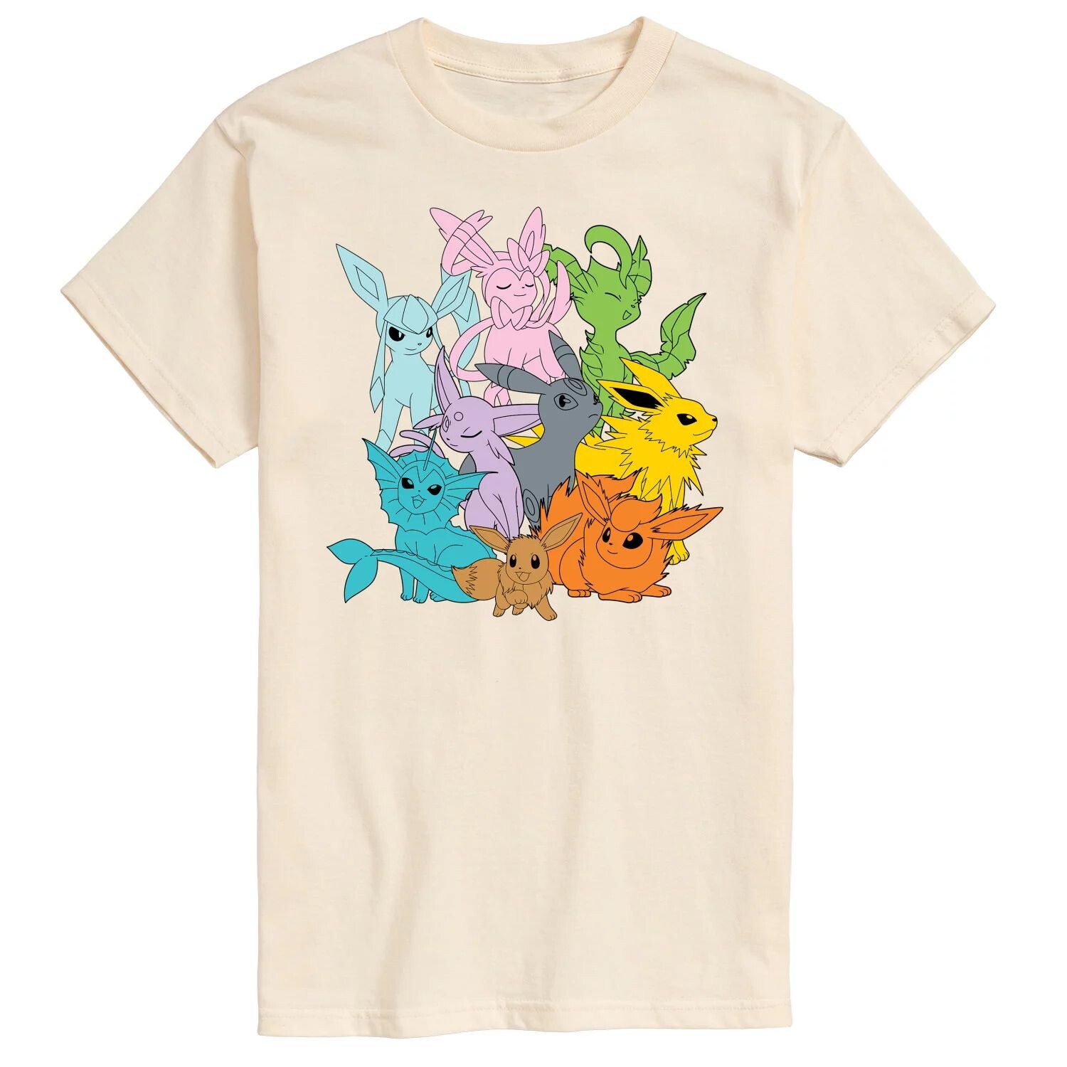 Мужская футболка с рисунком Pokemon Eevolutions Licensed Character
Мужская футболка с рисунком Pokemon Eevolutions Licensed Character