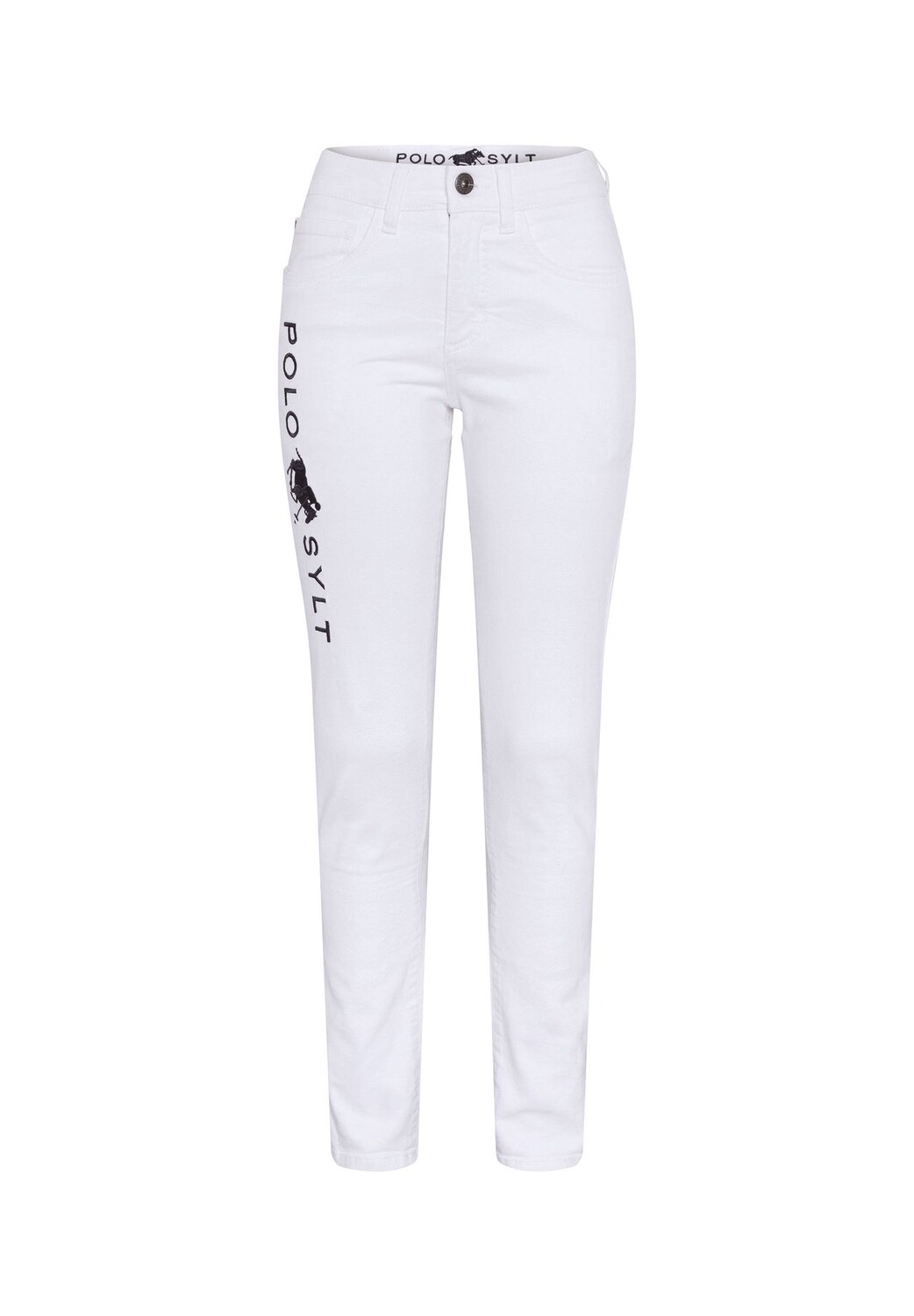 Джинсы с вышитым логотипом POLO SYLT, белый
Джинсы с вышитым логотипом POLO SYLT, белый