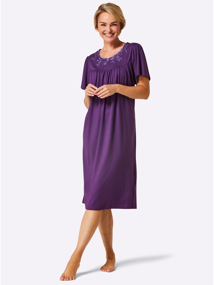 Ночная рубашка цвета винограда Ascafa
Ночная рубашка цвета винограда Ascafa