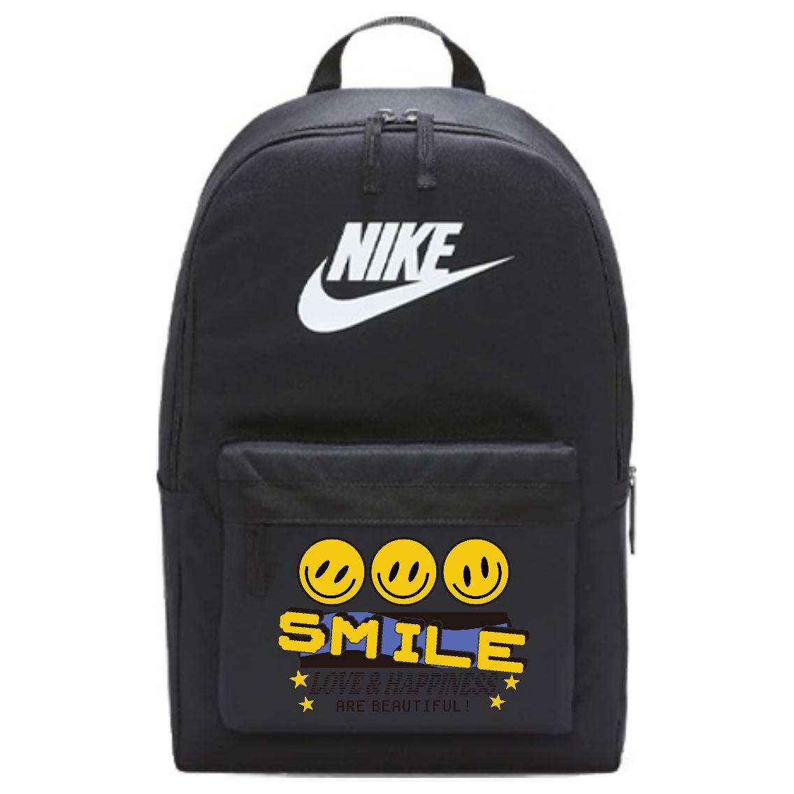 Nike Тканевый рюкзак Regular Unisex черный, Smiley Face Letter
Nike Тканевый рюкзак Regular Unisex черный, Smiley Face Letter