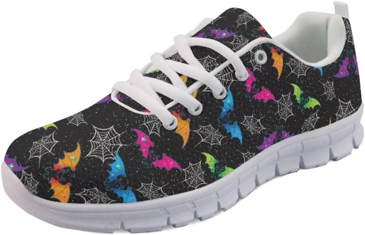 Кроссовки Forchrinse Purple Nebula Blue Galaxy для мужчин и женщин, легкие спортивные кроссовки для бега и занятий в зале, Halloween Colorful Bats
Кроссовки Forchrinse Purple Nebula Blue Galaxy для мужчин и женщин, легкие спортивные кроссовки для бега и занятий в зале, Halloween Colorful Bats