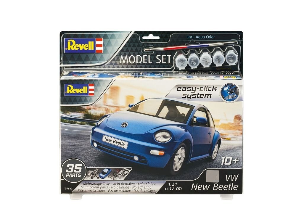 Набор моделей 1/24 /67643/ vw new beetle Revell
Набор моделей 1/24 /67643/ vw new beetle Revell