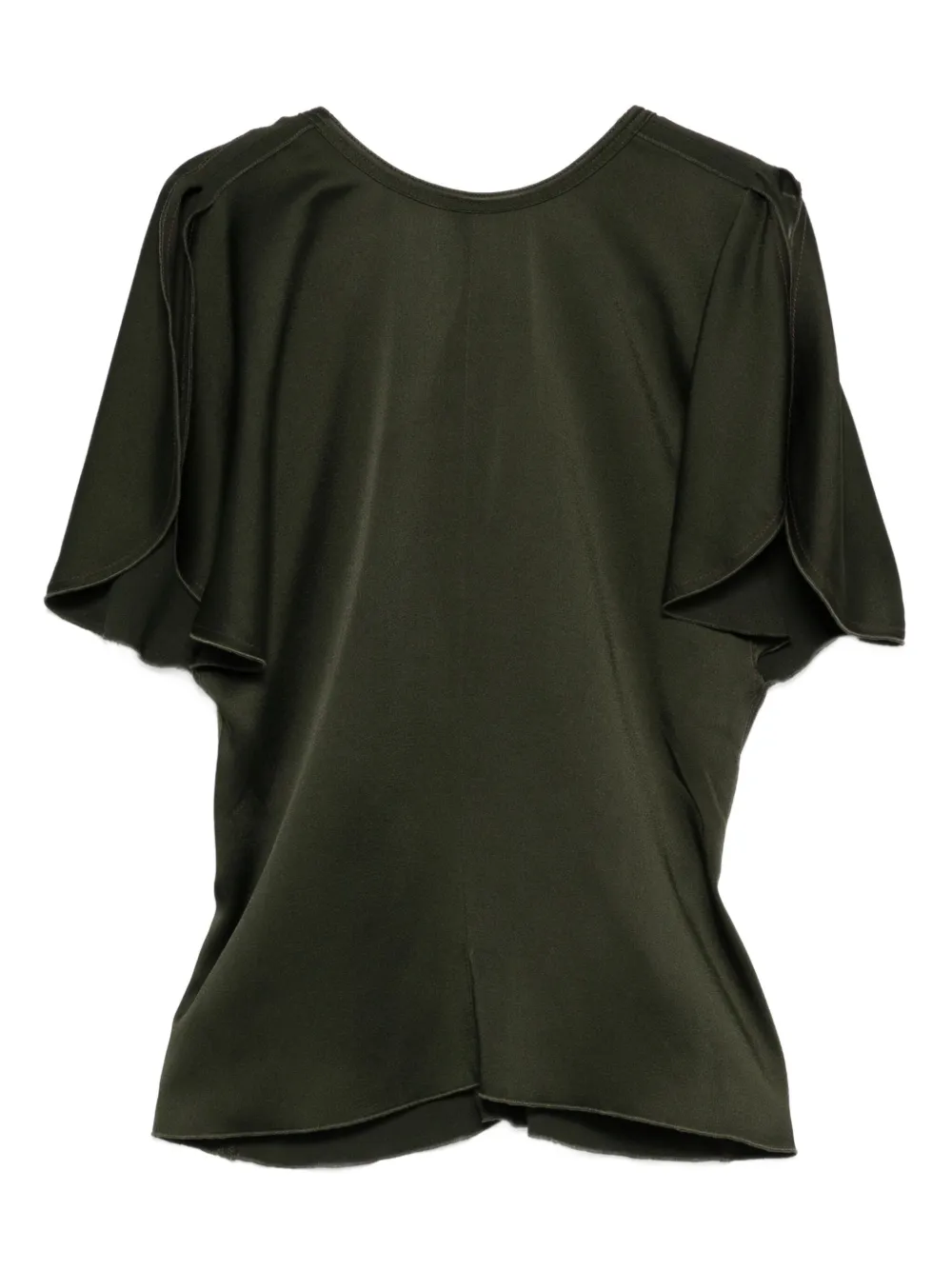 Блузка с драпированными рукавами Victoria Beckham, зеленый
Блузка с драпированными рукавами Victoria Beckham, зеленый
