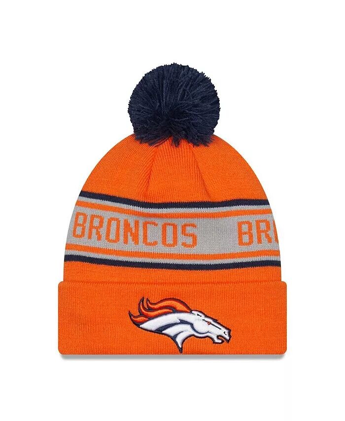 Мужская оранжевая вязаная шапка Denver Broncos с повторяющимися манжетами и помпоном New Era
Мужская оранжевая вязаная шапка Denver Broncos с повторяющимися манжетами и помпоном New Era