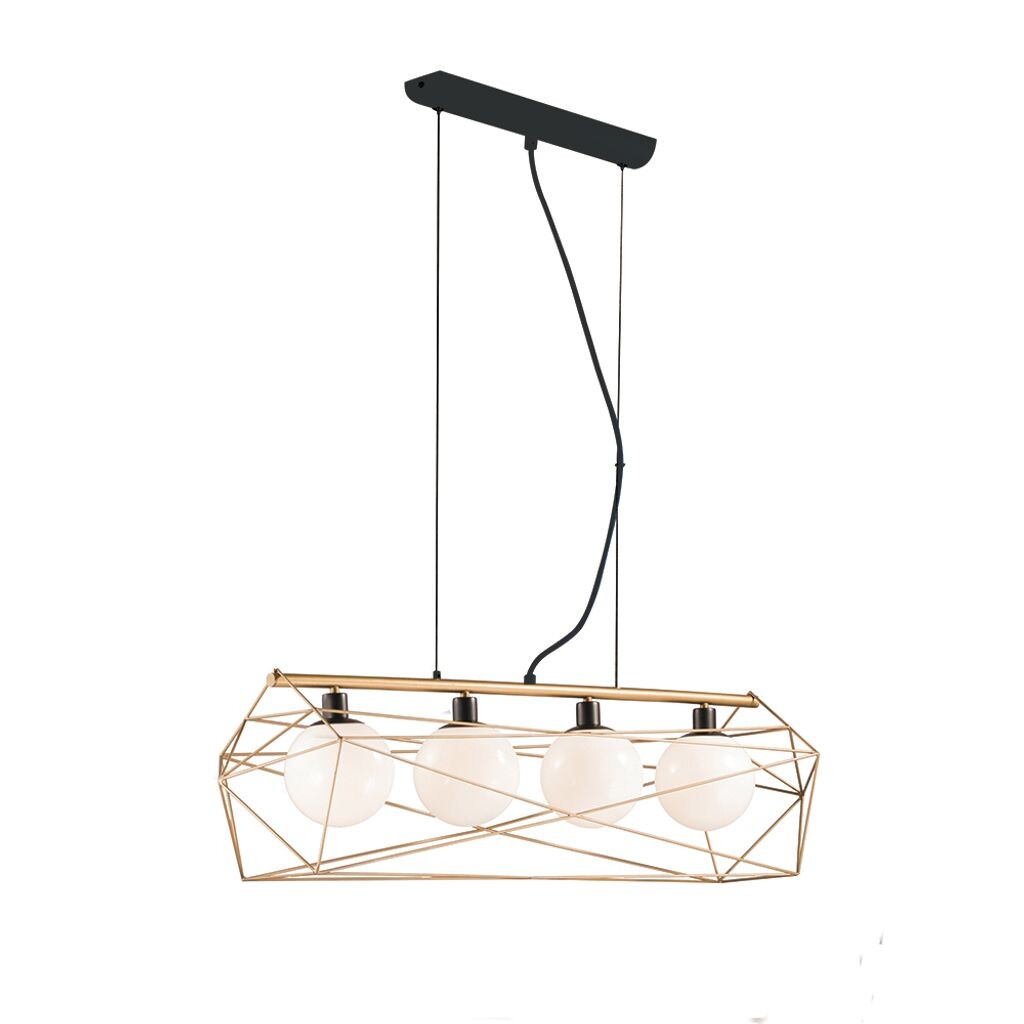 Подвесной светильник Luce Ambiente Design Abraxas в черно-золотом цвете E27 IP20, 4 лампы, черный
Подвесной светильник Luce Ambiente Design Abraxas в черно-золотом цвете E27 IP20, 4 лампы, черный