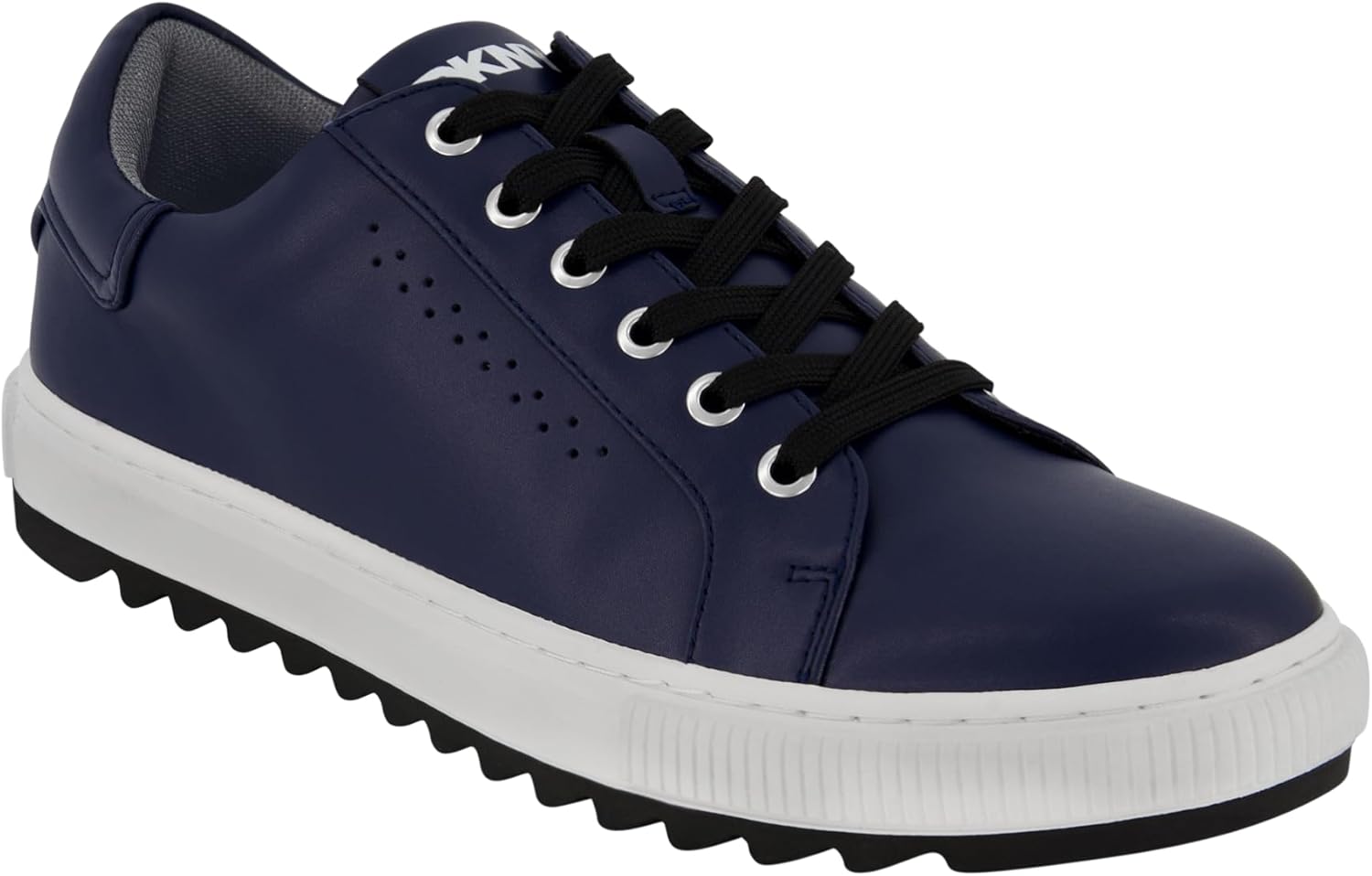 Мужские кроссовки DKNY с двухцветной зубчатой подошвой, круглым носком и шнуровкой, темно-синий
Мужские кроссовки DKNY с двухцветной зубчатой подошвой, круглым носком и шнуровкой, темно-синий