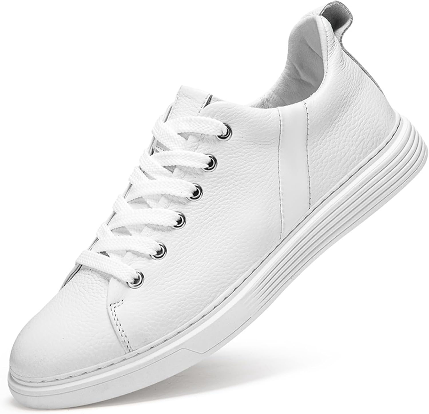 Мужские модные кроссовки из натуральной кожи, простые, ручной работы, низкие, на удобной подошве, повседневные, комфортные классические прогулочные туфли Abborora, белый
Мужские модные кроссовки из натуральной кожи, простые, ручной работы, низкие, на удобной подошве, повседневные, комфортные классические прогулочные туфли Abborora, белый