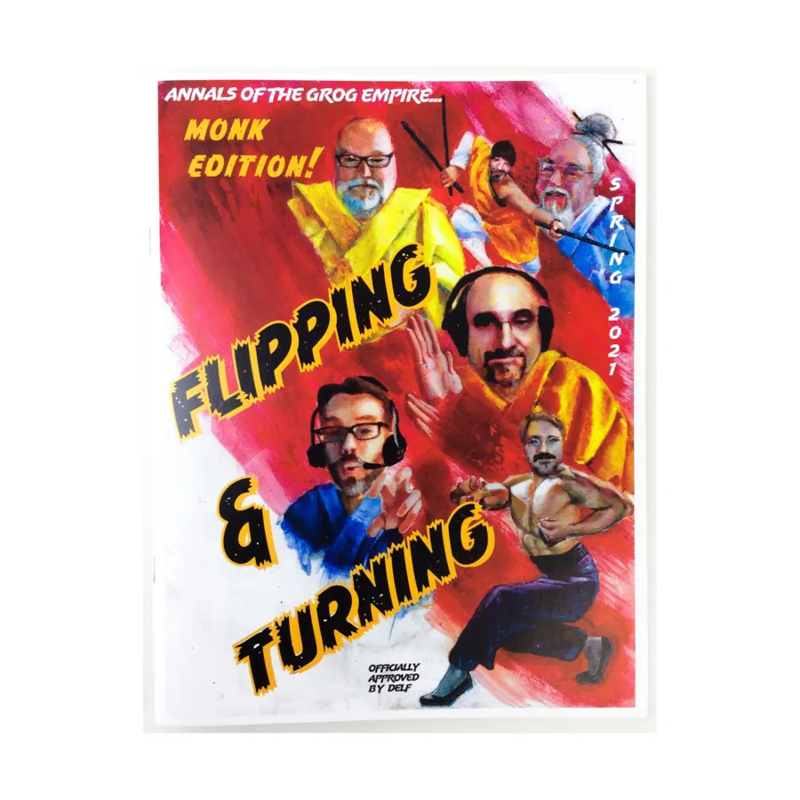 Журнал #3 "The Annals of the Grog Empire - Monk Edition!", Flipping & Turning Magazine
Журнал #3 "The Annals of the Grog Empire - Monk Edition!", Flipping & Turning Magazine