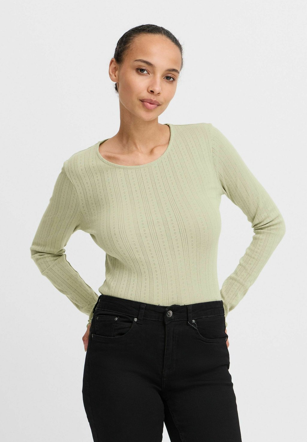 Топ с длинными рукавами BYUNICA LS b.young, зеленый
Топ с длинными рукавами BYUNICA LS b.young, зеленый