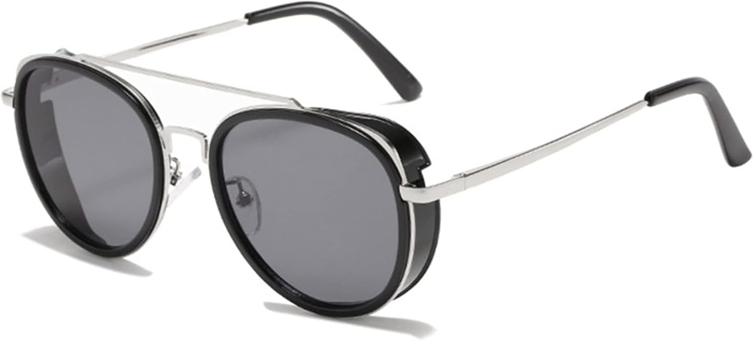 Круглые солнцезащитные очки в стиле панк с металлическим корпусом, модель 2026, для мужчин и женщин, для отдыха на природе, пляжа и в тени (цвет: F, размер: средний) MTZJH, One Color
Круглые солнцезащитные очки в стиле панк с металлическим корпусом, модель 2026, для мужчин и женщин, для отдыха на природе, пляжа и в тени (цвет: F, размер: средний) MTZJH, One Color