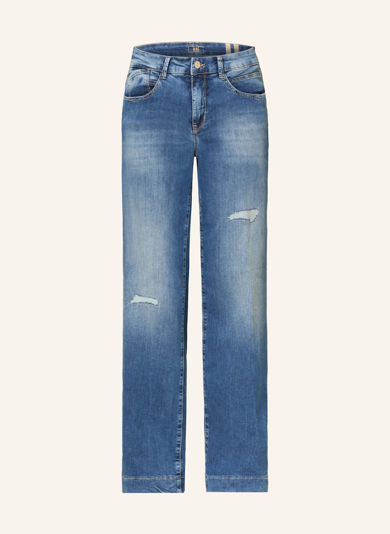 Расклешенные джинсы богатые Mac, синий
Расклешенные джинсы богатые Mac, синий