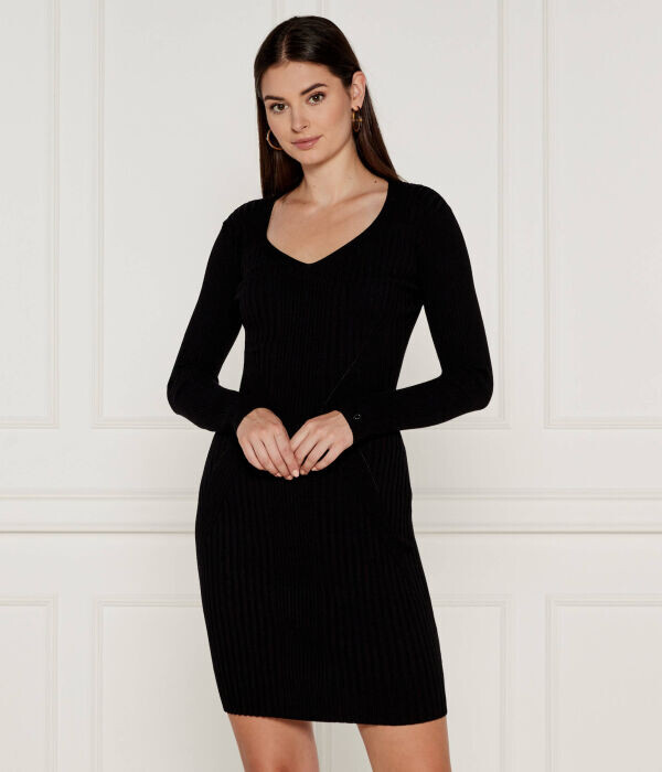 Платье Guess Jeans с глубоким вырезом, черный
Платье Guess Jeans с глубоким вырезом, черный