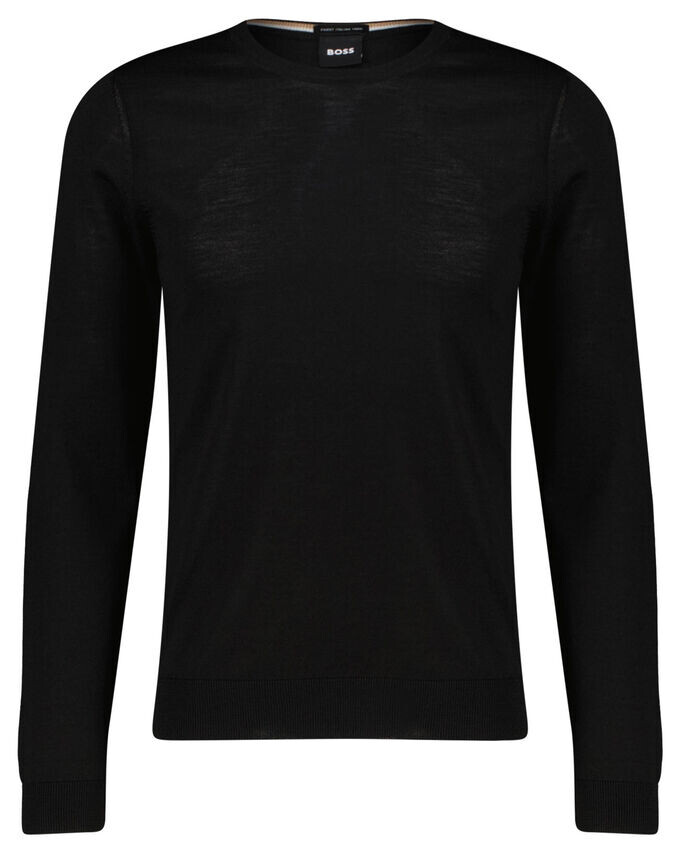 Вязаный свитер лено-п Boss, черный
Вязаный свитер лено-п Boss, черный