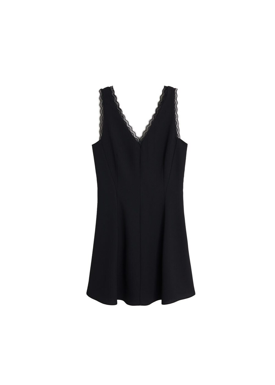 Платье MANGO Eva, черный 
Платье MANGO Eva, черный