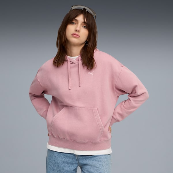 Женская флисовая толстовка с капюшоном Puma Elevated Essentials Acid Wash, розовый
Женская флисовая толстовка с капюшоном Puma Elevated Essentials Acid Wash, розовый