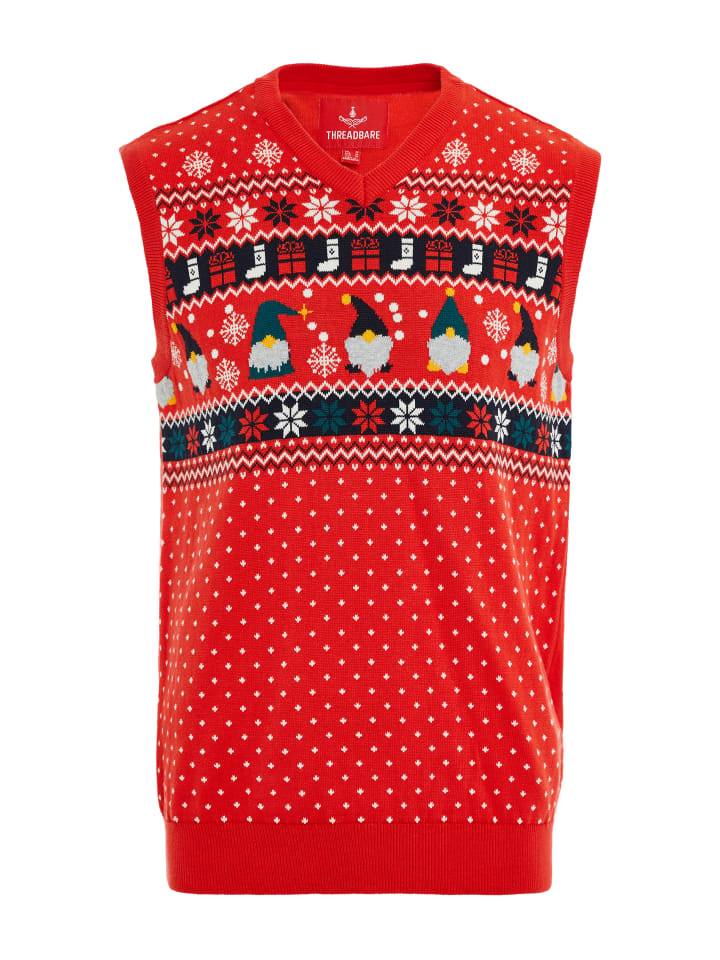 Утепленный жилет Threadbare, красный 
Утепленный жилет Threadbare, красный