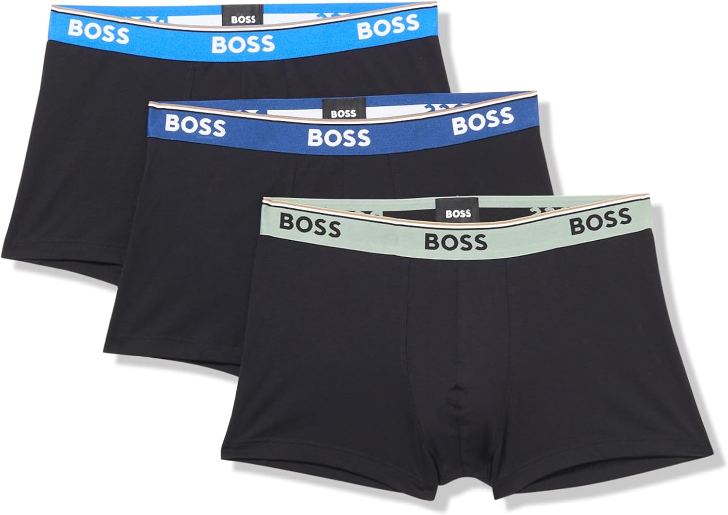 BOSS мужские трусы 3 шт, разноцветные, с крупным логотипом, Black Steel
BOSS мужские трусы 3 шт, разноцветные, с крупным логотипом, Black Steel