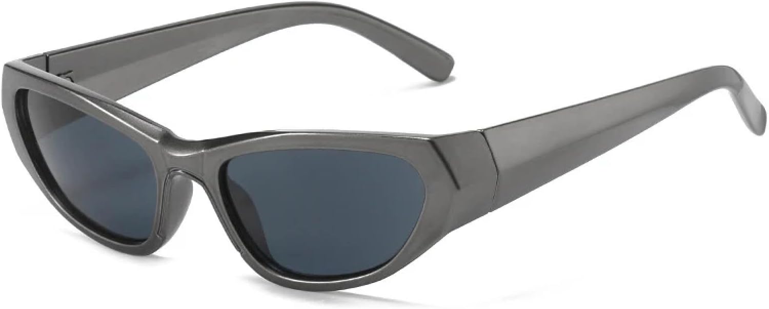 Ретро-солнцезащитные очки «кошачий глаз» для женщин, модные разноцветные зеркальные очки-маски с защитой от УФ-излучения, солнцезащитные очки в стиле панк для мужчин, спортивные очки для вождения WNCKSQ, Gun Grey
Ретро-солнцезащитные очки «кошачий глаз» для женщин, модные разноцветные зеркальные очки-маски с защитой от УФ-излучения, солнцезащитные очки в стиле панк для мужчин, спортивные очки для вождения WNCKSQ, Gun Grey