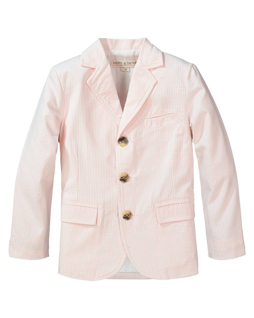 Блейзер Hope & Henry из сирсакера, розовый
Блейзер Hope & Henry из сирсакера, розовый