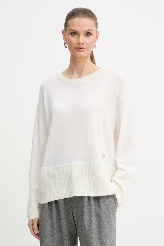 Шерстяной свитер Armani Exchange, бежевый
Шерстяной свитер Armani Exchange, бежевый