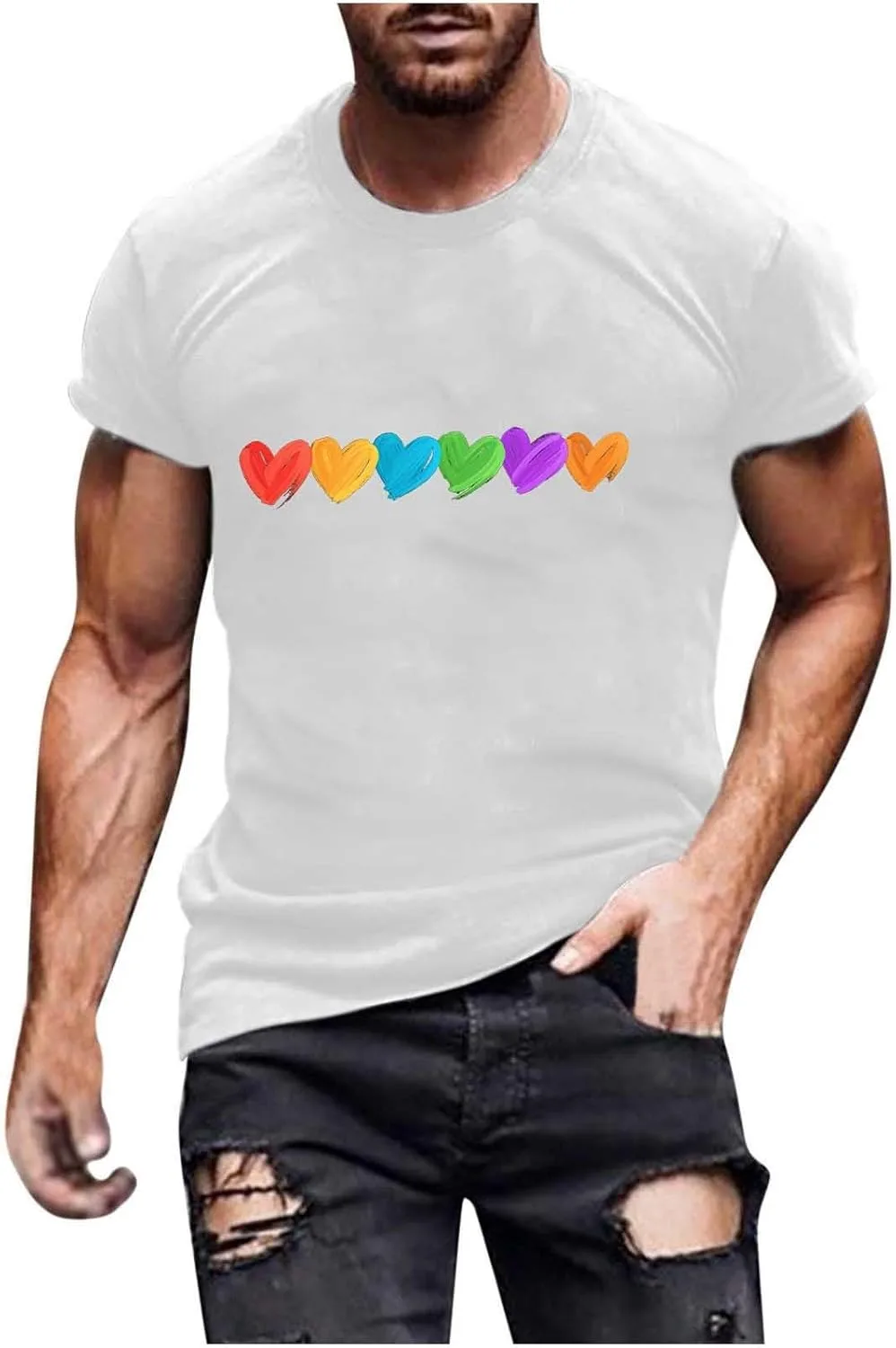 Футболка Summer Pride с принтом Rainbow
Футболка Summer Pride с принтом Rainbow