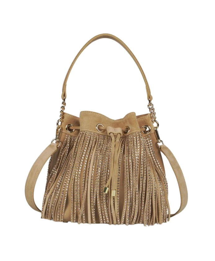 Сумка-Ведро с бахромой Alma En Pena, коричневый
Сумка-Ведро с бахромой Alma En Pena, коричневый