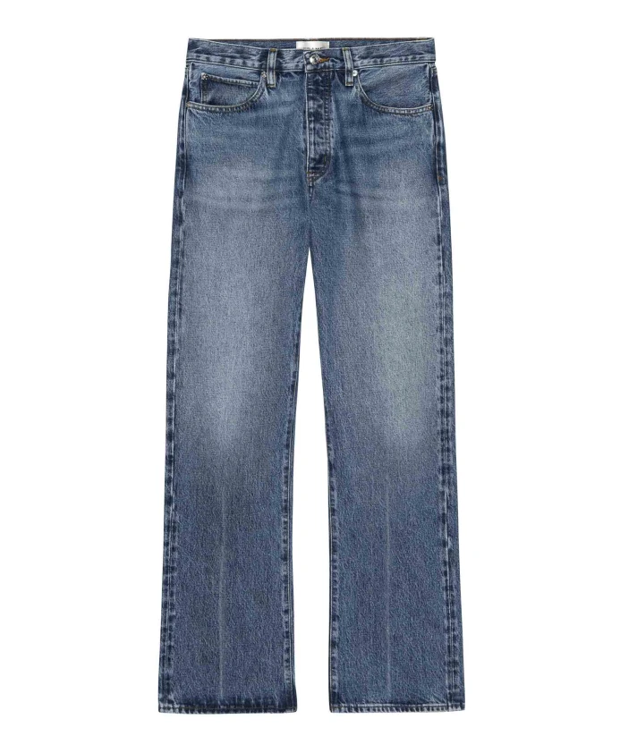 Синие джинсы с высокой талией, стандартного кроя. Frame, синий
Синие джинсы с высокой талией, стандартного кроя. Frame, синий