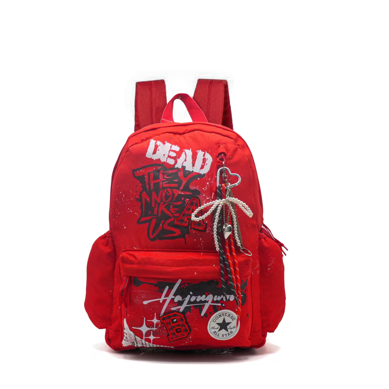 Converse Полиэстеровый рюкзак средний унисекс черно-белый с граффити и инновационными следами, Red
Converse Полиэстеровый рюкзак средний унисекс черно-белый с граффити и инновационными следами, Red