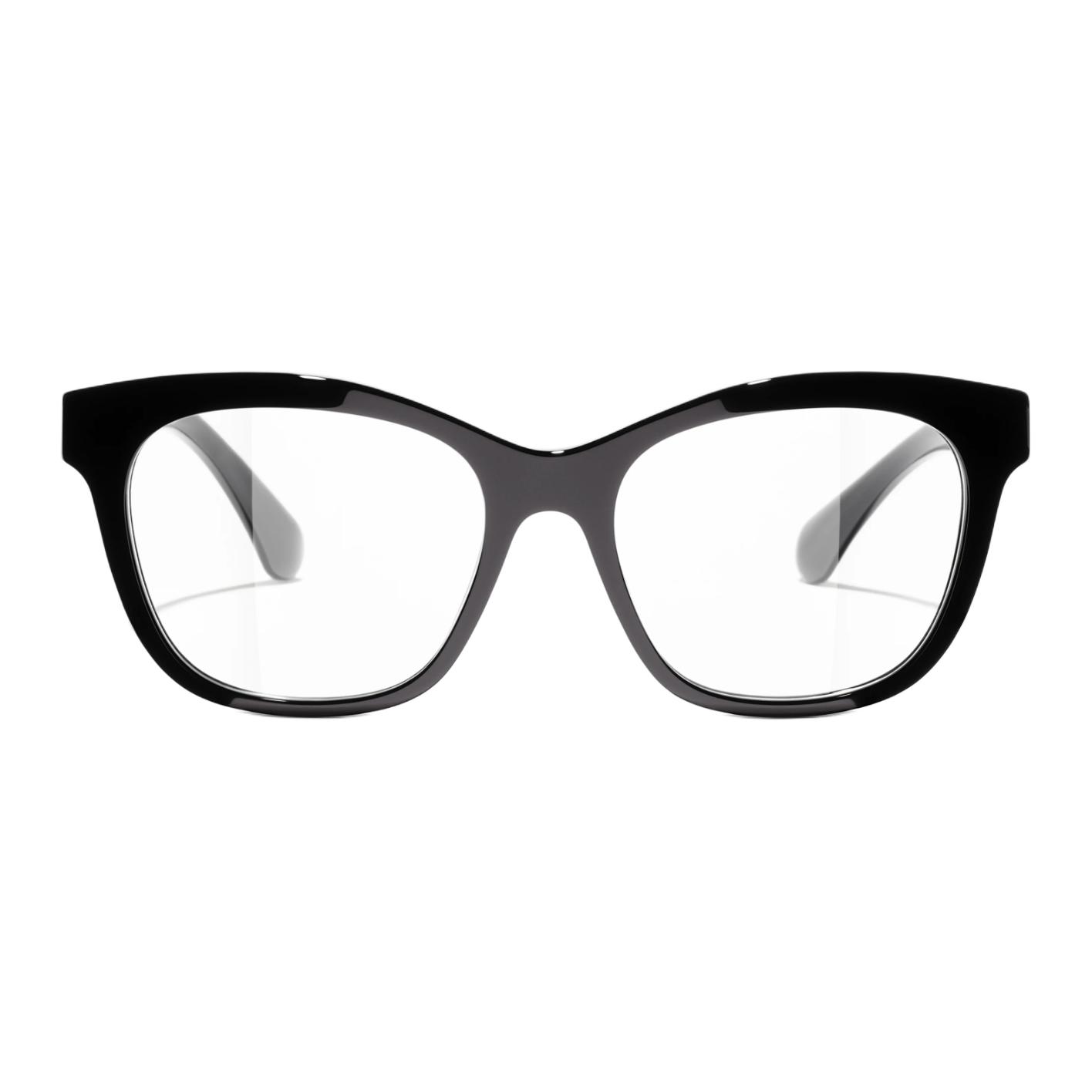 CHANEL Пластиковая оправа для очков кошачий глаз унисекс черная
CHANEL Пластиковая оправа для очков кошачий глаз унисекс черная