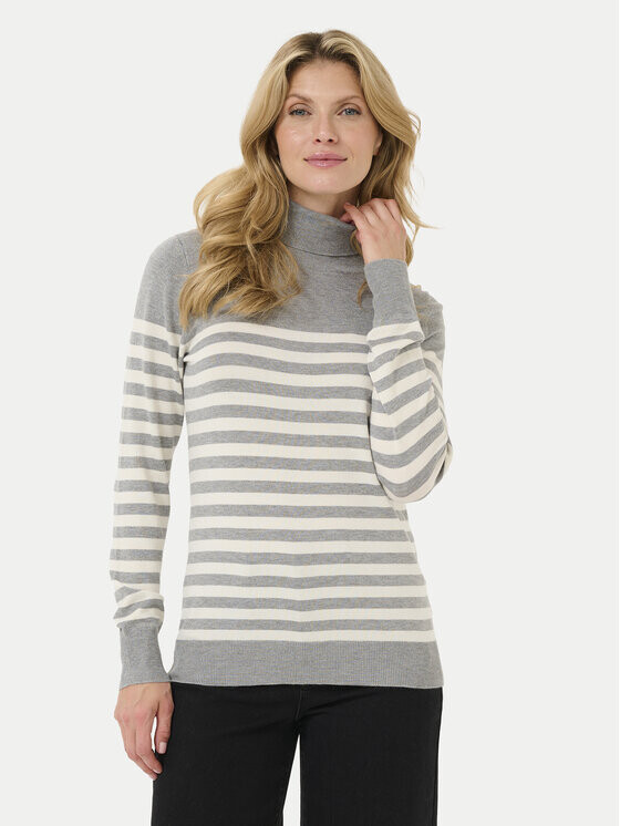 Свитер с высоким воротником обычного кроя Kaffe, серый
Свитер с высоким воротником обычного кроя Kaffe, серый