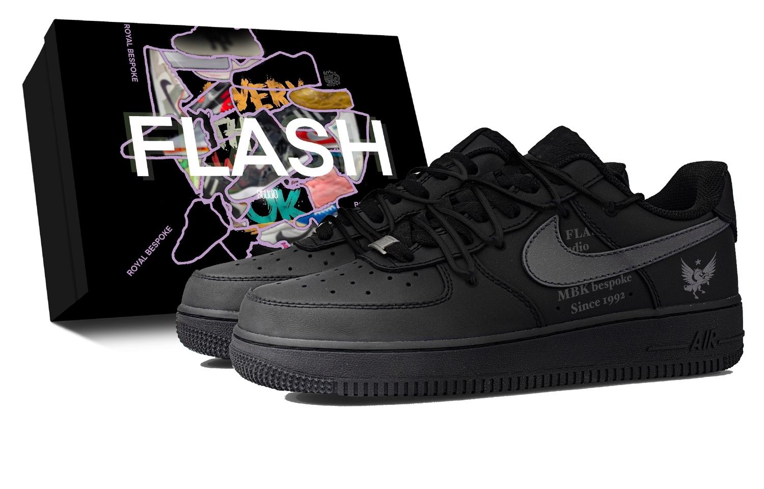 Air Force 1 Night Hawk, в комплекте с коробкой устойчивые к истиранию низкие скейтерские кроссовки мужские Nike, черный/серый
Air Force 1 Night Hawk, в комплекте с коробкой устойчивые к истиранию низкие скейтерские кроссовки мужские Nike, черный/серый