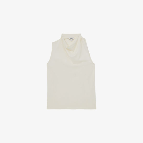 Топ Reiss Darla с воротником-хомутом, белый
Топ Reiss Darla с воротником-хомутом, белый