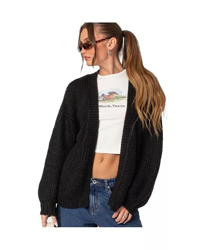 Женский кардиган Anina свободного покроя Edikted, черный
Женский кардиган Anina свободного покроя Edikted, черный