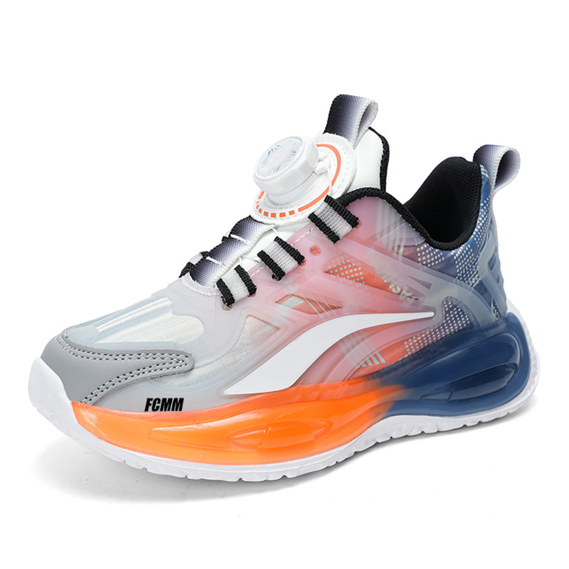 Детская повседневная обувь для детей FCMM, белый/оранжевый 
Детская повседневная обувь для детей FCMM, белый/оранжевый