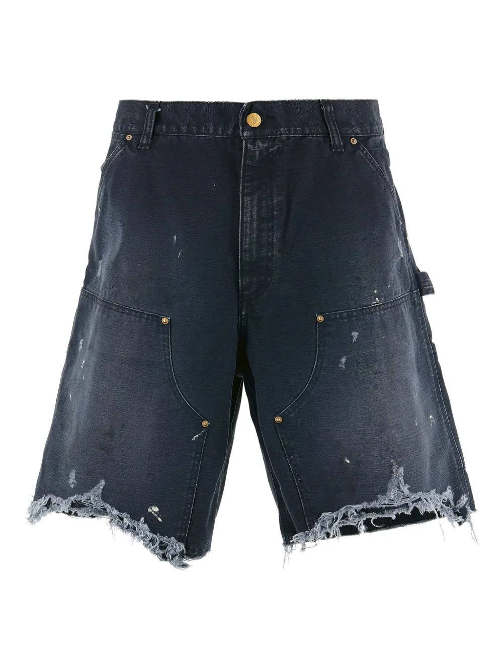 Джинсовые шорты с эффектом потертости SAINT MXXXXXX, черный
Джинсовые шорты с эффектом потертости SAINT MXXXXXX, черный