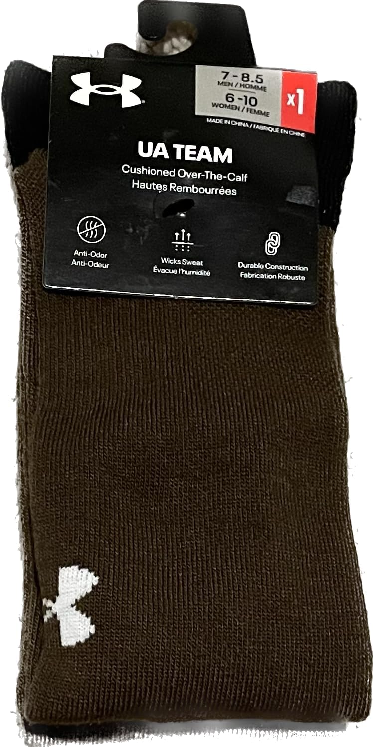 Футбольные носки Under Armour Adult Over-The-Calf, Cleveland Brown/Black/White
Футбольные носки Under Armour Adult Over-The-Calf, Cleveland Brown/Black/White