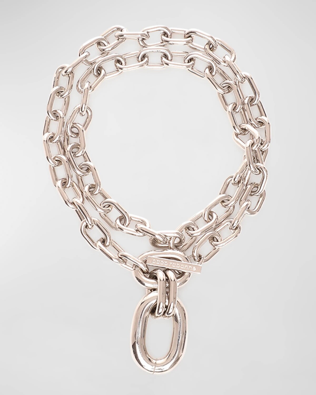 Ожерелье с подвеской в виде звеньев цепи XL Rabanne, цвет Silver 
Ожерелье с подвеской в виде звеньев цепи XL Rabanne, цвет Silver