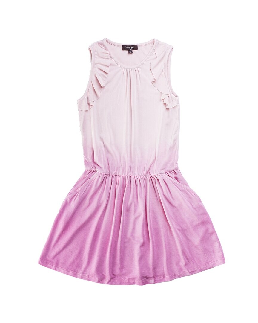 IMOGA Трикотажное платье с эффектом омбре, цвет Peony