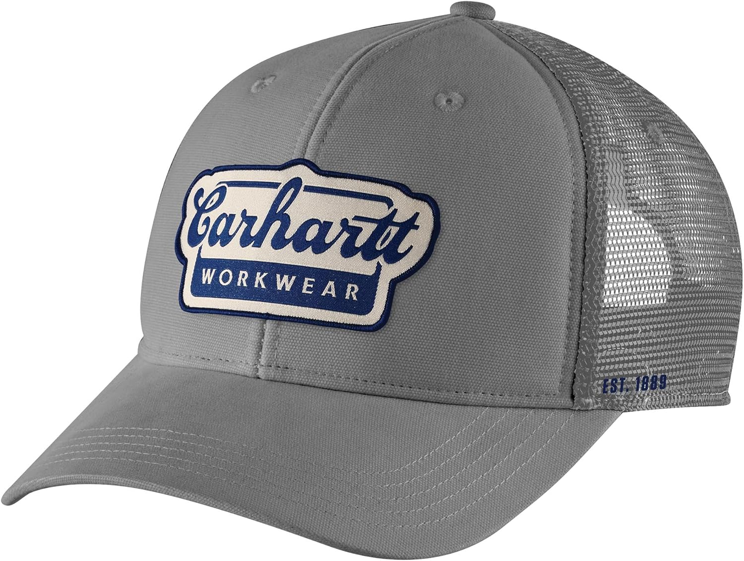 Carhartt мужская кепка с гибким твилом, сетчатой спинкой и нашивкой с надписью, Steel
Carhartt мужская кепка с гибким твилом, сетчатой спинкой и нашивкой с надписью, Steel