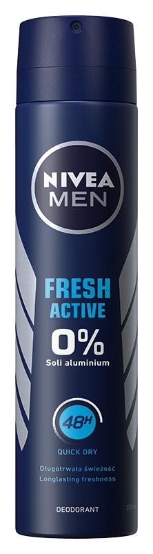 Nivea Men, Fresh Active, мужской антиперспирант, 200 мл
Nivea Men, Fresh Active, мужской антиперспирант, 200 мл