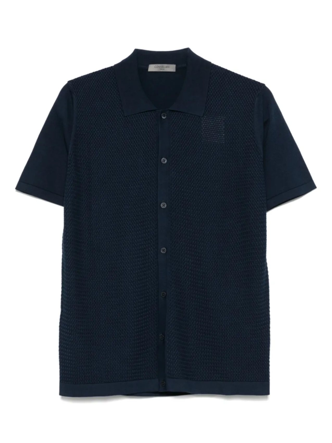 Вязаная рубашка Corneliani, синий
Вязаная рубашка Corneliani, синий